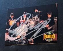 Ringo Starr autographed card w/coa