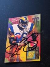 Jerome Bettis autographed card w/coa