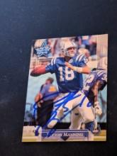 Peyton Manning autographed card w/coa