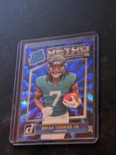 2024 Donruss Brian Thomas Jr Rated Rookie Retro Blue Shock RC #17