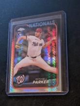 2024 Topps Chrome Update Prism Refractor Mitchell Parker RC Nationals #USC13
