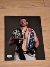 "The Baddest Man on the Planet" Stipe Miocic  autographed 8x10 photo with JSA COA