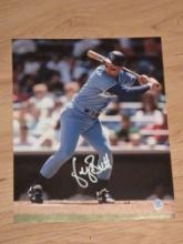 George Brett autographed 8x10 photo with coa