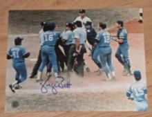 George Brett autographed 8x10 photo with coa