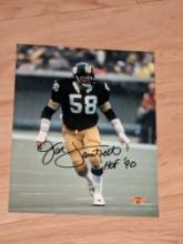 Jack Lambert autographed 8x10 photo with coa