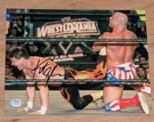 Kurt Angle "The Wrestling Machine" autographed 8x10 photo with PSA coa