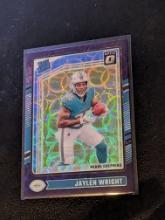 2024 Panini Donruss Optic - Rated Rookie Jaylen Wright #249 Purple Scope