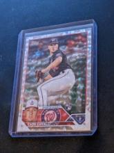 2023 Topps Series 1 - Silver Pattern Foil #320 Cade Cavalli (RC)