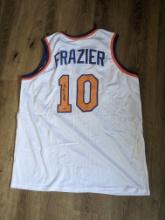 Walt Frazier autographed jersey with coa