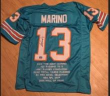 Dan Marino autographed jersey with coa