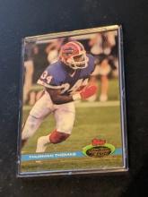 Thurman Thomas 1991 Stadium Club Football #395 HOF Buffalo Bills