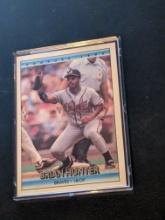Brian Hunter #163 1992 Donruss Baseball Trading Card