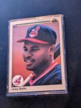 1990 Upper Deck #446 Albert Joey Belle Rookie Card Cleveland Indians