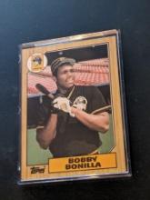 1987 Topps BOBBY BONILLA ROOKIE CARD #184 (RC) Pirates