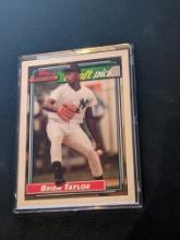 1992 Topps Baseball Brien Taylor #6 Rookie Draft Pick RC New York Yankees