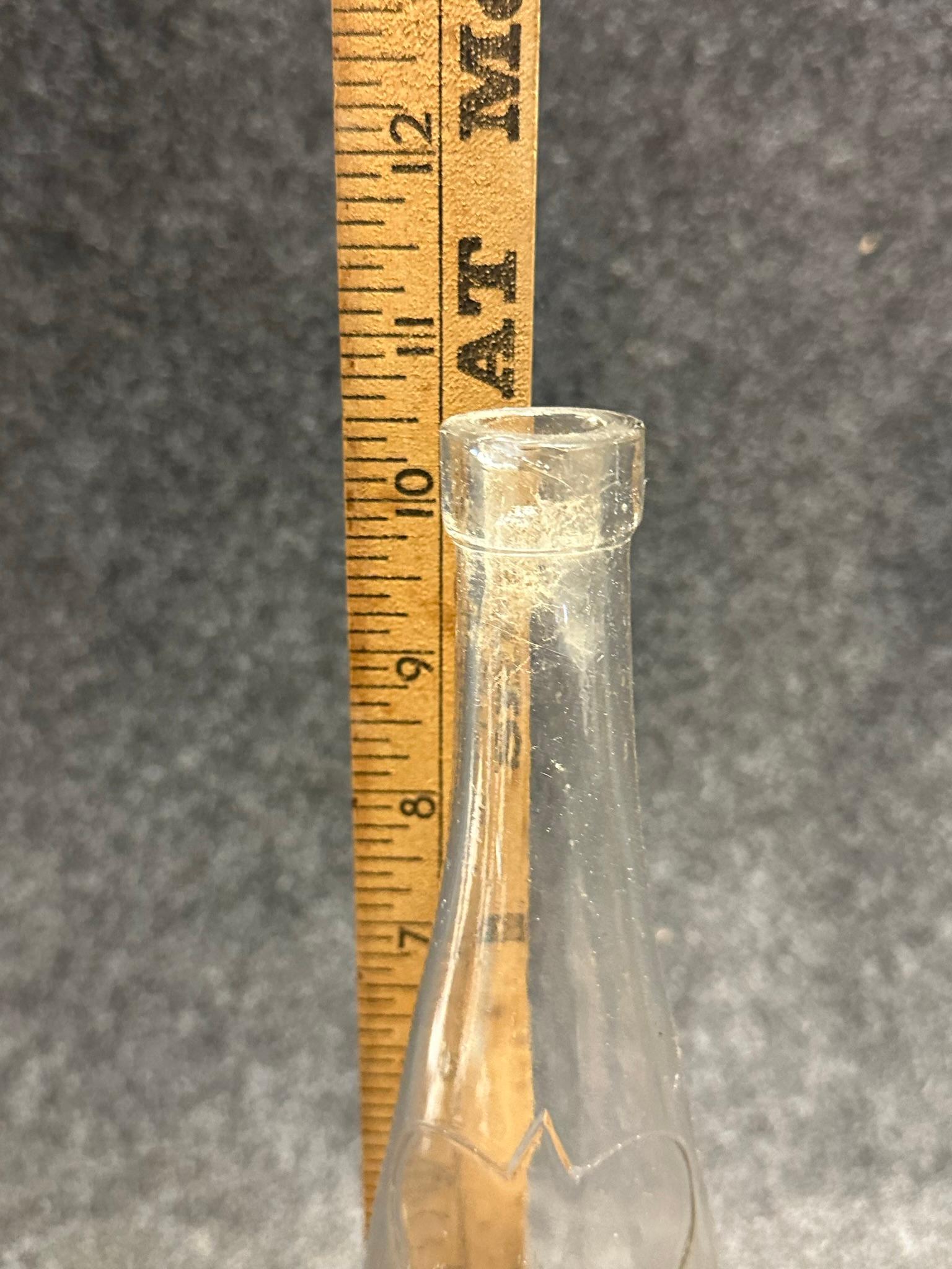 Pair Glass Oil Bottles Sealcap  T Rokeach Brooklyn