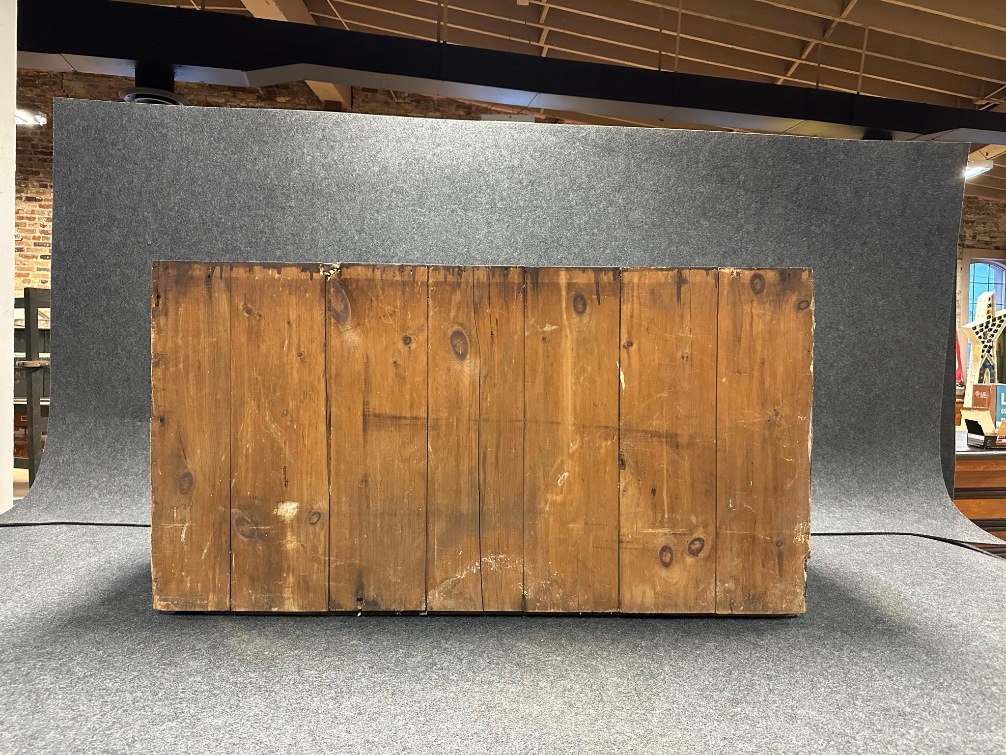 Antique 2 Door General Store Bottom Beadboard Cupboard