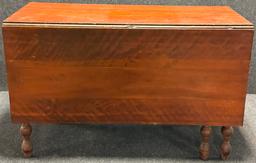 Sheraton Drop Leaf Cherry Dining Room Table w Wonderful Legs