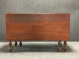 Sheraton Drop Leaf Cherry Dining Room Table w Wonderful Legs