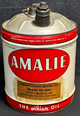 Amalie 5 Gallon Original Motor Oil Can