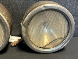 Pair Brass Era 1920s Parabeam Twilite Chevrolet Head Lamp Marked 2615 Jones Division Detroit