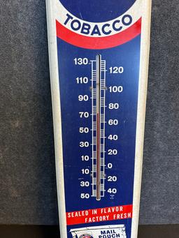 Original 1950s Mailpouch Tobacco Thermometer