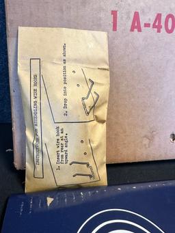 NOS 1950s Packard Automotive Battery Cable Rack Store Display w/ Original Box