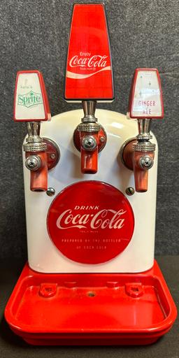 1950s Coca Cola Sprite Ginger Ale Coke Cornelius Tombstone Advertising Soda Fountain Dispenser