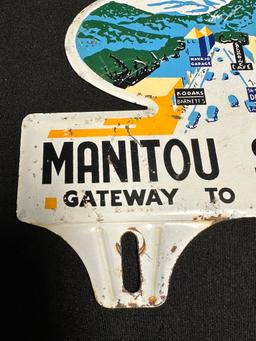 Manitou Springs Gateway To Pikes Peak Original License Plate Topper