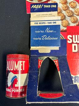 1930s Calumet Baking Powder Cardboard Advertising Store Display