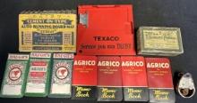Lot of 11 Misc Vintage Advertising Items: 3 Baughs Fertilizers, 4 Agrico, Daisy Cement On Type Auto