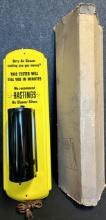 Rare NOS 1950s Hastings Air Cleaner Tester Lighted Advertising Store Display w/ Original Shipping Bo