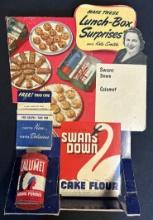 1930s Calumet Baking Powder Cardboard Advertising Store Display