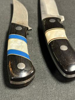 Pair Moose Jaw Knife Works Caro Michigan Handmade