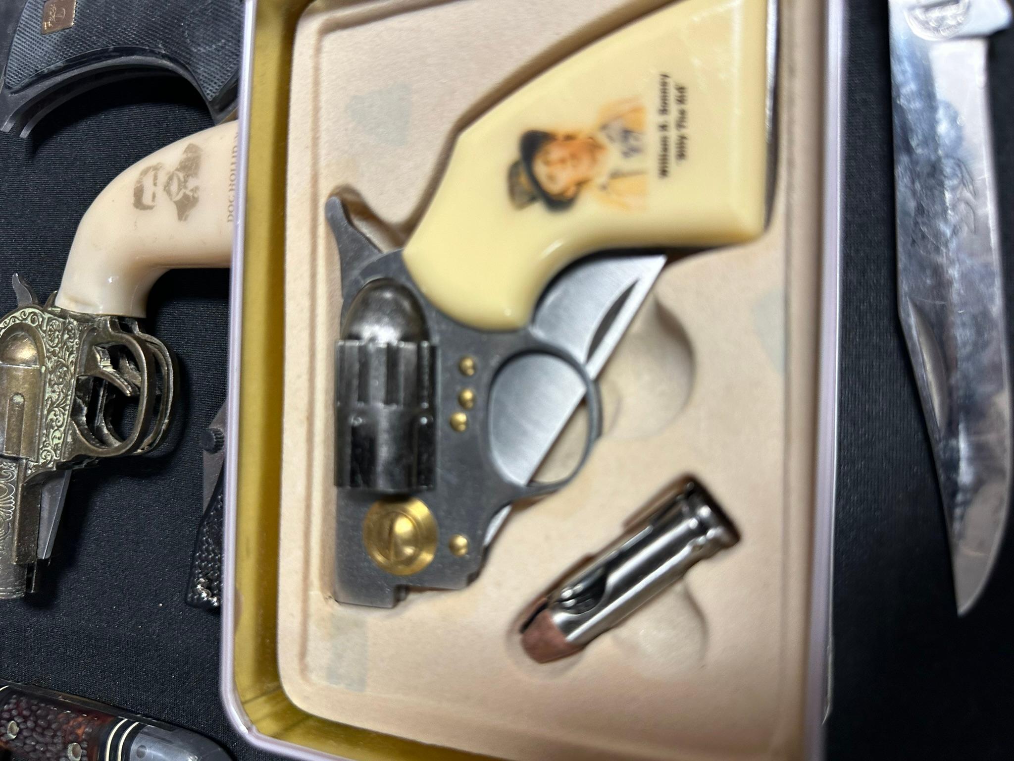 Lot 16 Vintage Collectible Knives: Mint Western 628 w/ Sheath, Nor-Mark & More