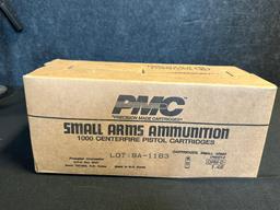 Sealed Box 1000 Rounds PMC 9MM Luger 115 Grain Ammunition