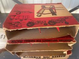 (4) MCCORMICK FAST HITCH DISCS
