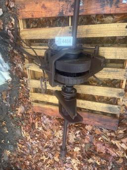 SAW MILL PARTS AND PULLEYS (2 SKIDS)