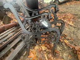 LION HEAD BENCH ENDS EARLY 1900'S