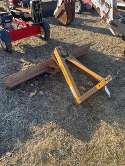 5' 3 point scraper blade