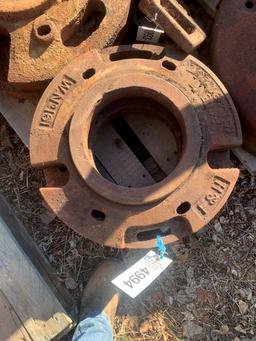 Round Spoke Wheel Weights 1 Pair W161