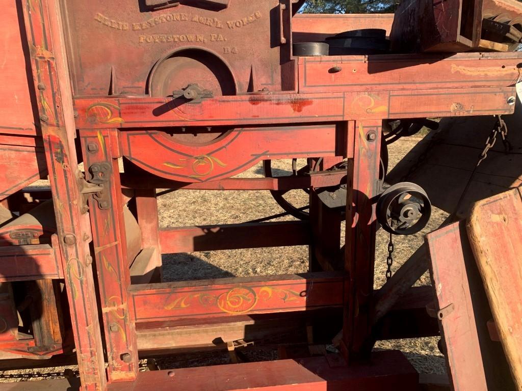 Ellis Keystone Thresher, Small Size, beautiful original lettering, Pottstow