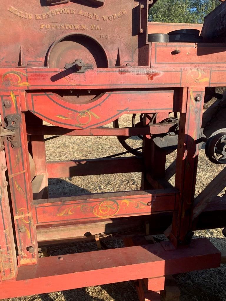 Ellis Keystone Thresher, Small Size, beautiful original lettering, Pottstow