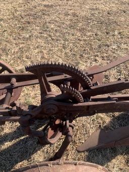 IH 2 Bottom Horse Drawn Walking plow, very nice old plow
