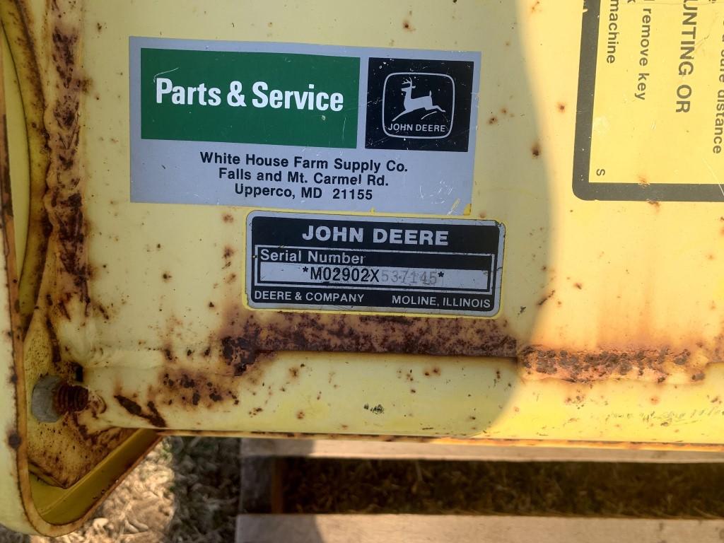 John Deere 318 3 point Tiller