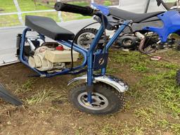 Bonanza motor bike, restored
