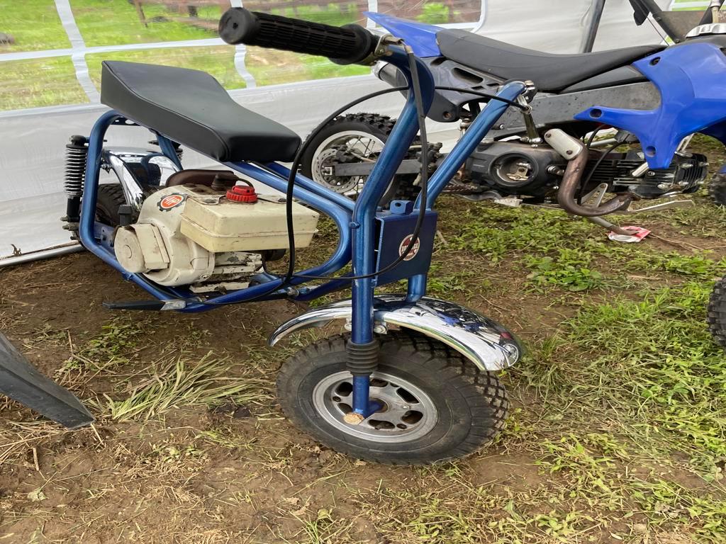 Bonanza motor bike, restored