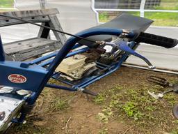 Bonanza motor bike, restored