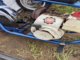 Bonanza motor bike, restored