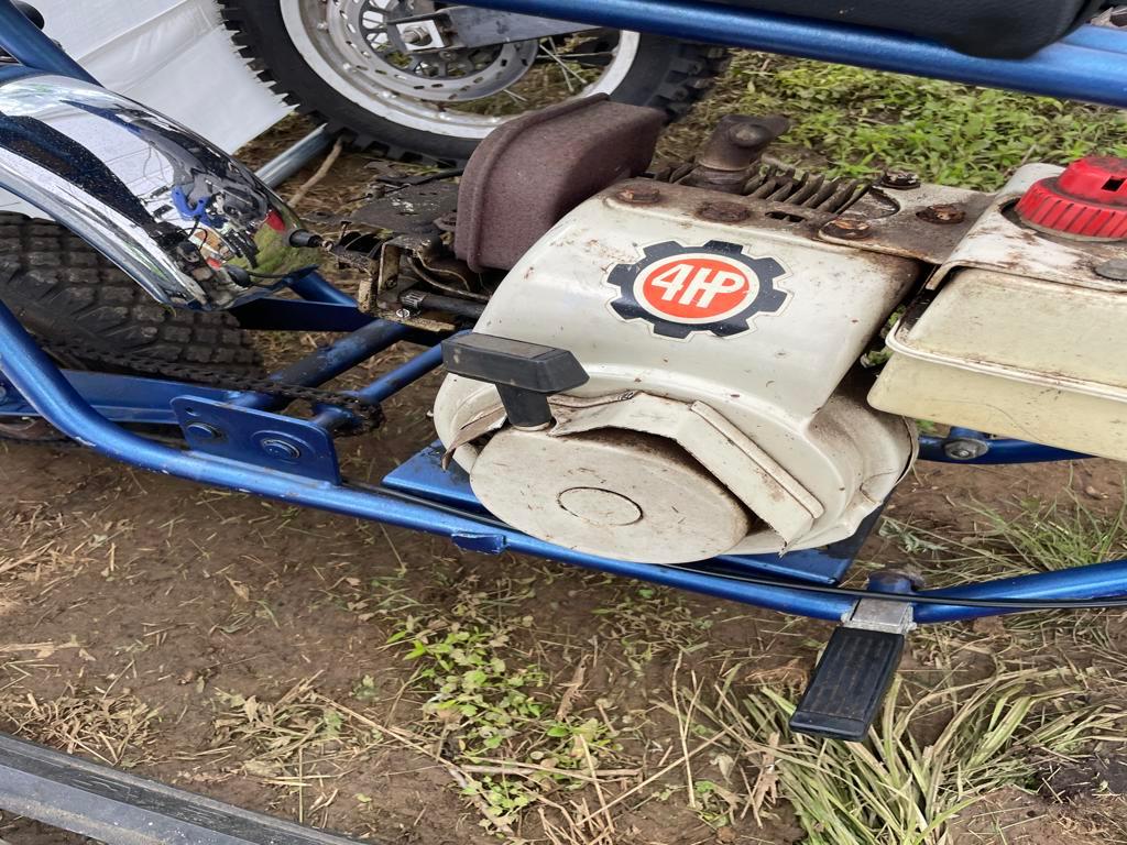 Bonanza motor bike, restored